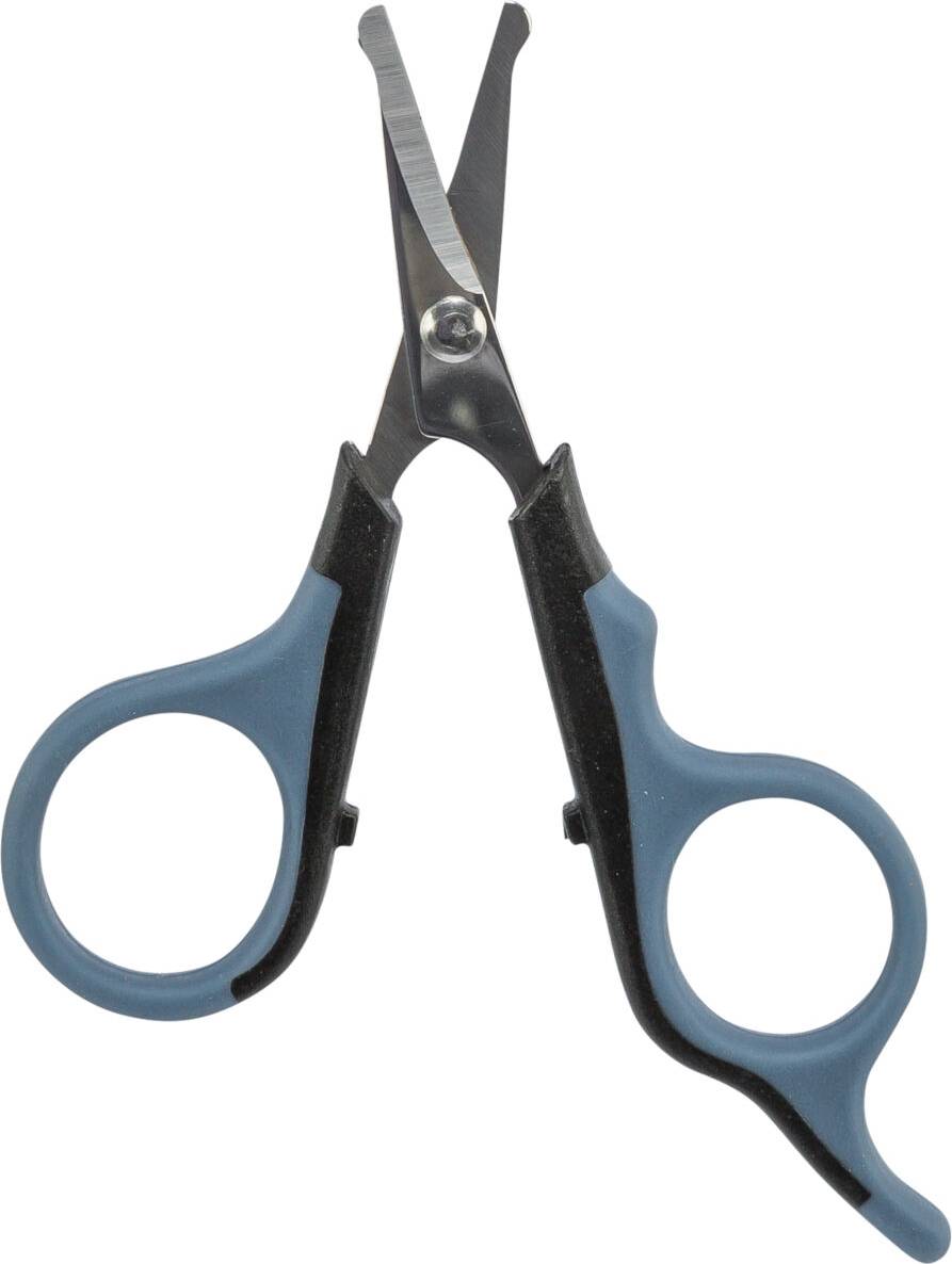 Trixie Gezicht- en Potenschaar Kunststof / Rvs 8 CM 3 ST