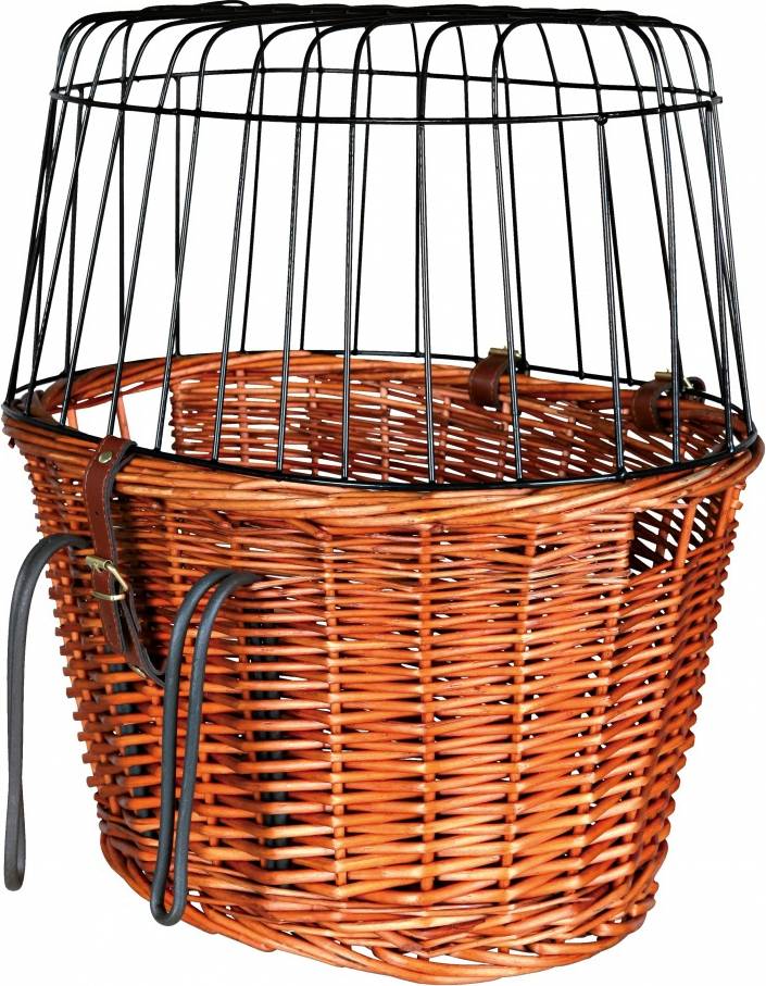 Trixie Fietsmand Met Draadkoepel Voorop Naturel 44X48X33 CM