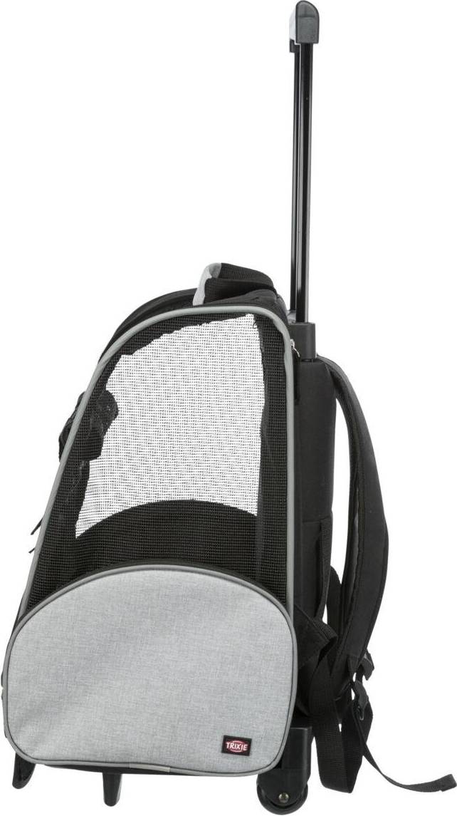 Trixie Reismand Trolley Zwart / Grijs 36X27X50 CM