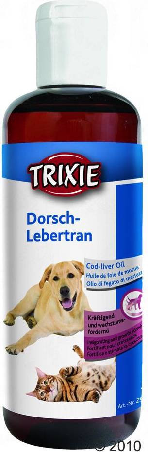 Trixie Dorslevertraan Hond / Kat 250 ML 4 ST