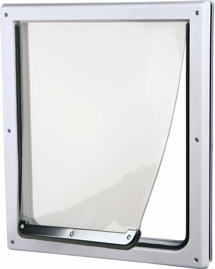 Trixie 2-Weg Hondenluik Wit M-XL 39 X 45 CM