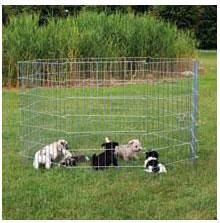 Trixie Natura Puppyren Gegalvaniseerd Metaal 8 Panelen DIA 154 CM 61X91 CM