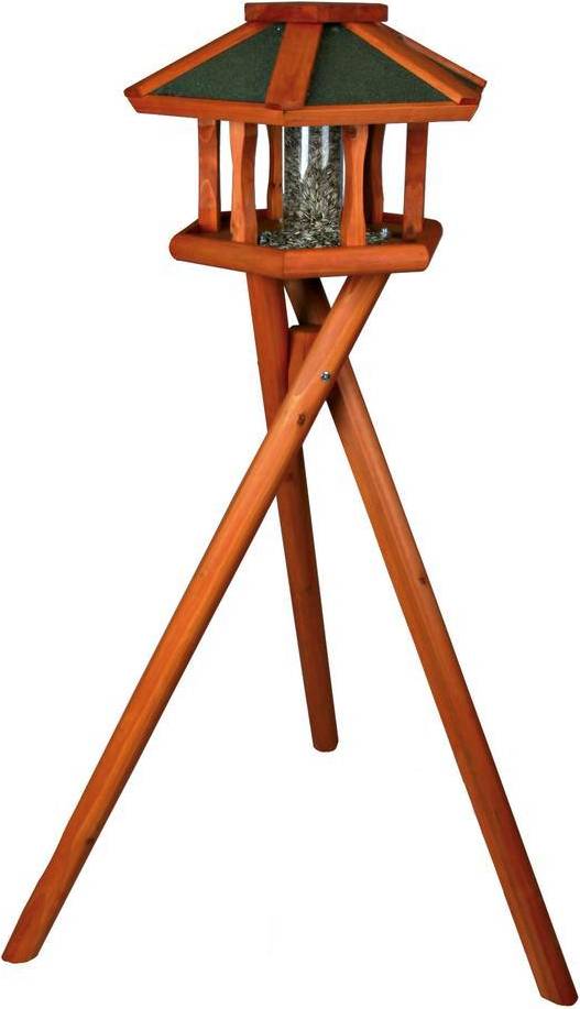 Trixie Natura Voederhuis Met Standaard Bruin 50X50X34 CM / 140 CM