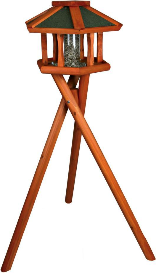 Trixie Natura Voederhuis Met Standaard Bruin 50X50X34 CM / 140 CM