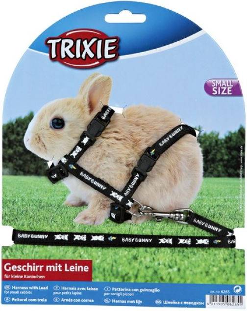 Trixie Konijnentuig Met Riem Baby Bunny Assorti 20-33X0.8+125 CM