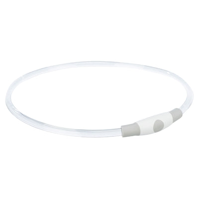 Trixie Lichtgevende Halsband Usb Flash Light Oplaadbaar Tpu Multi 40X0.8 CM