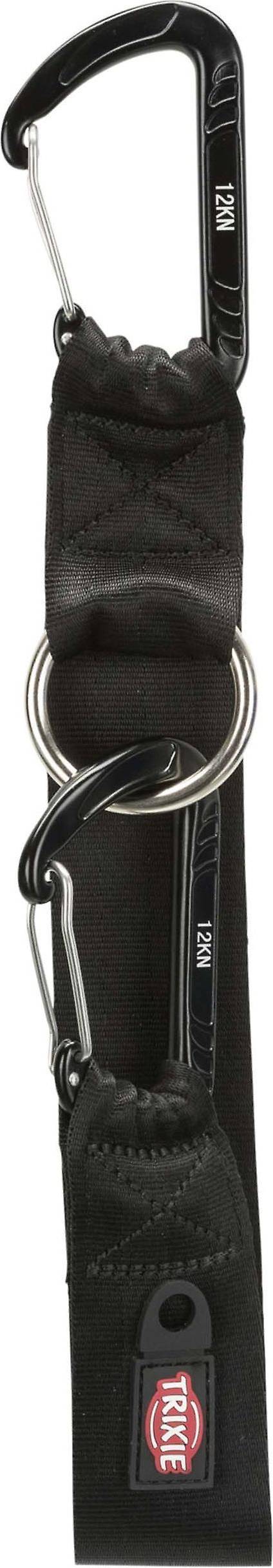 Trixie Autogordel Gordellus Universeel Met Karabijnhaak Zwart 30X3.8 CM