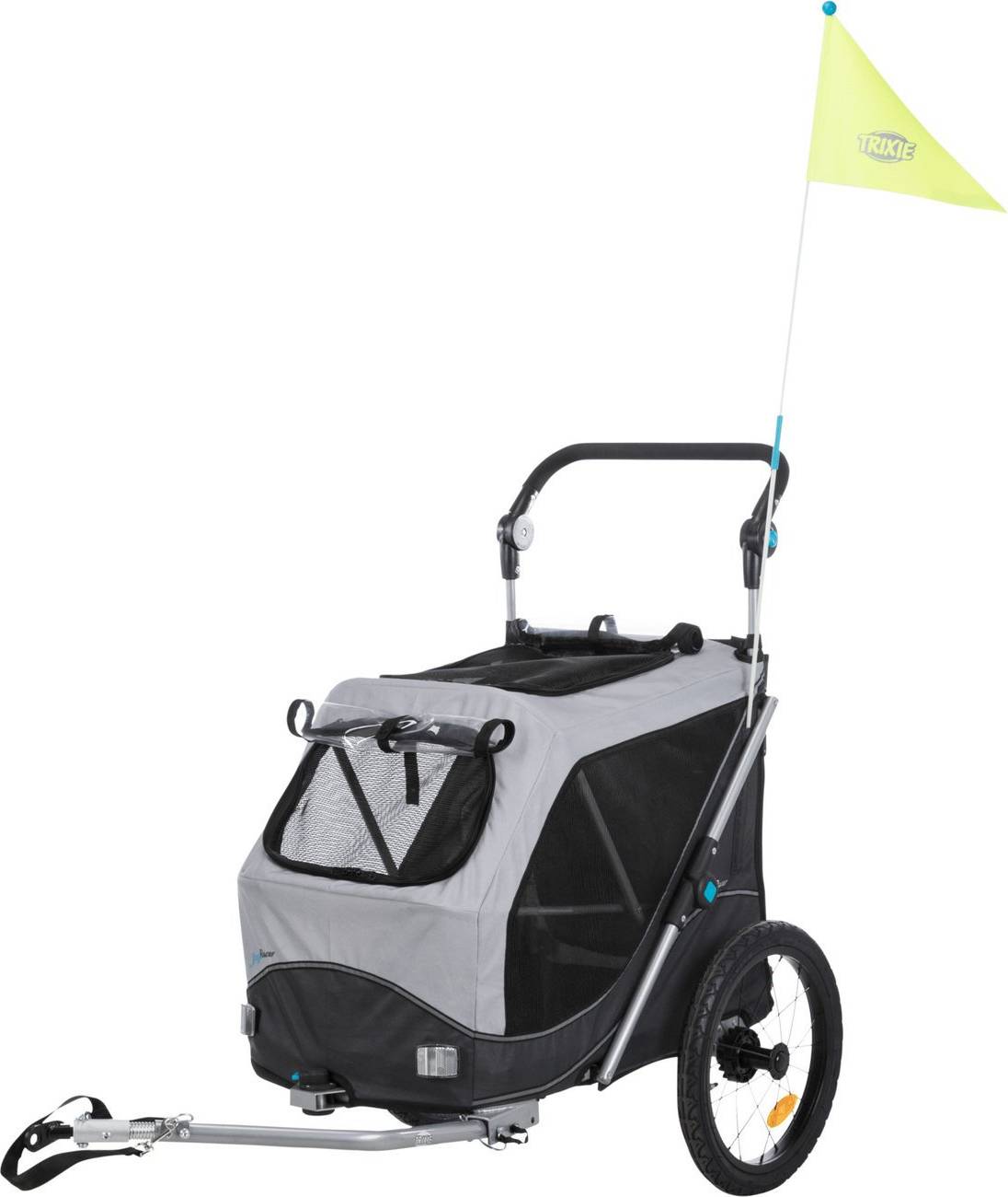 Trixie Hondenfietskar Opvouwbaar Grijs 103X74X95 CM
