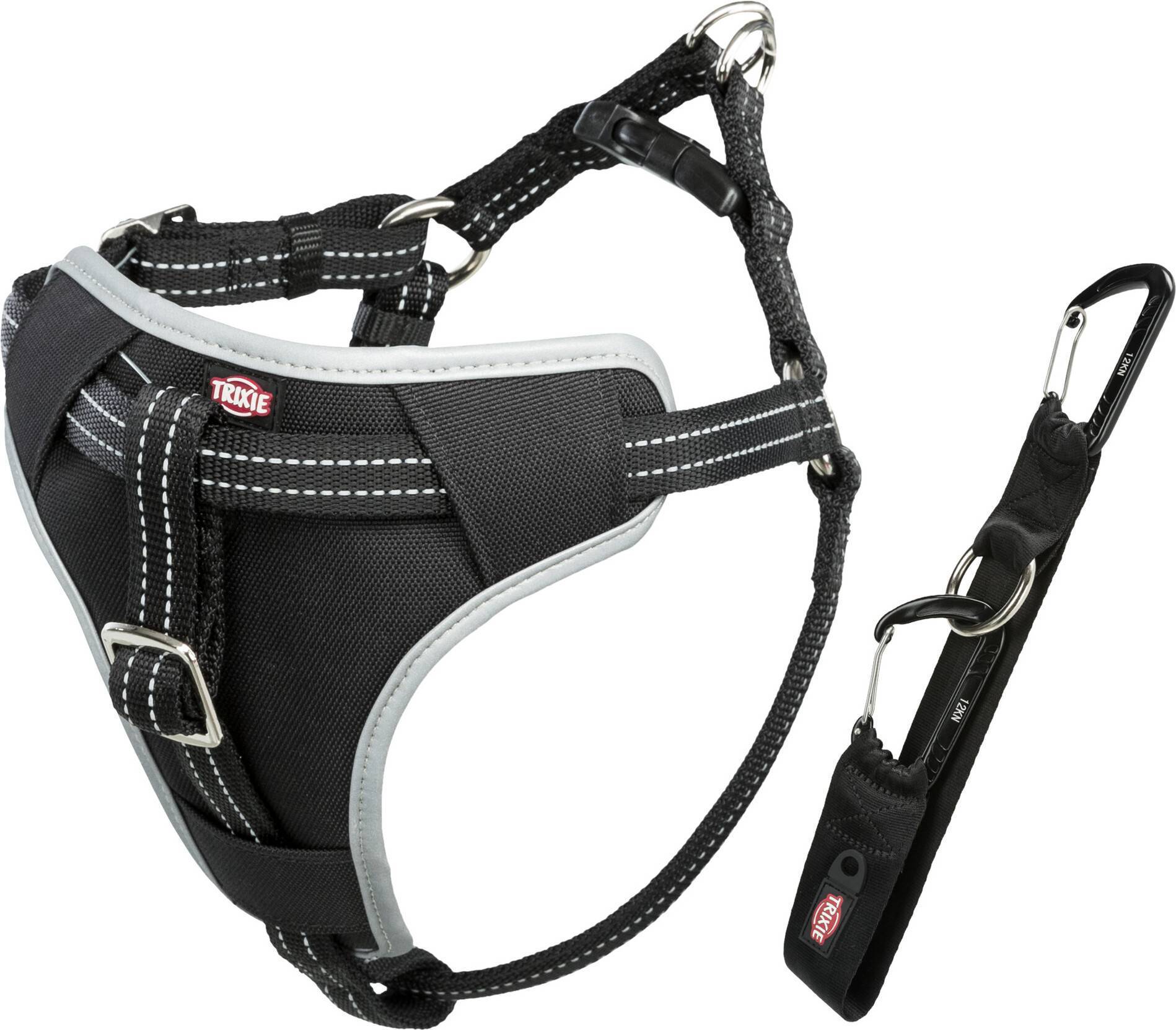 Trixie Hondentuig Auto Dog Protect Zwart 65-80X2.5 CM