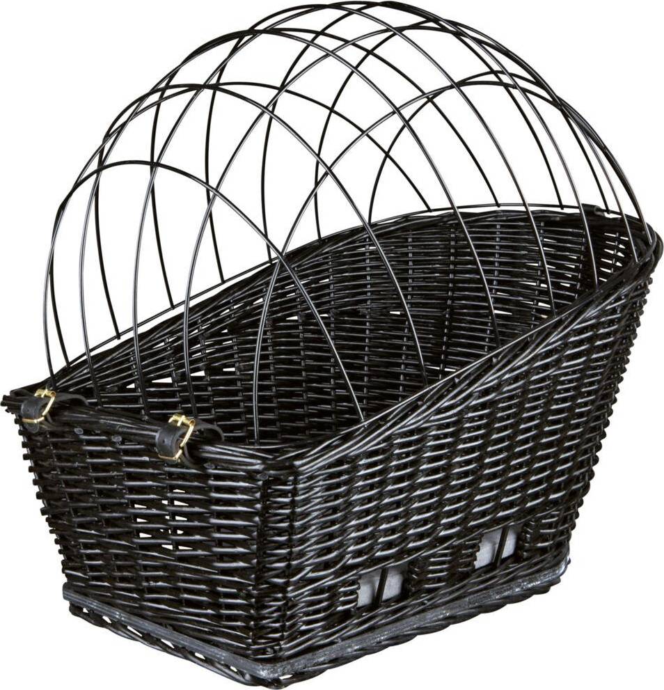 Trixie Fietsmand Met Draadkoepel Achterop Zwart 35X49X55 CM