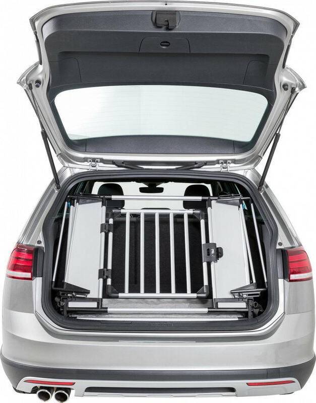 Trixie Kofferbak Hek Aluminium / Kunststof Grijs / Zwart 94-114X69 CM