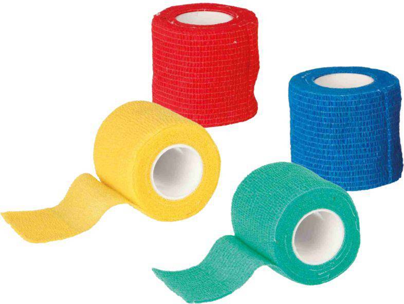 Trixie Zelfklevend Verband Assorti 5 CM 4.5 MTR 4 ST
