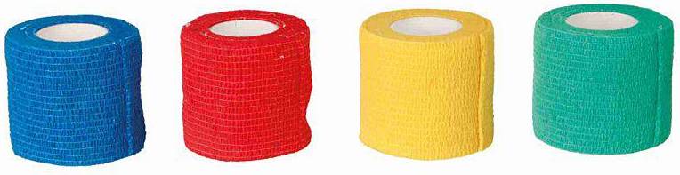 Trixie Zelfklevend Verband Assorti 5 CM 4.5 MTR 4 ST