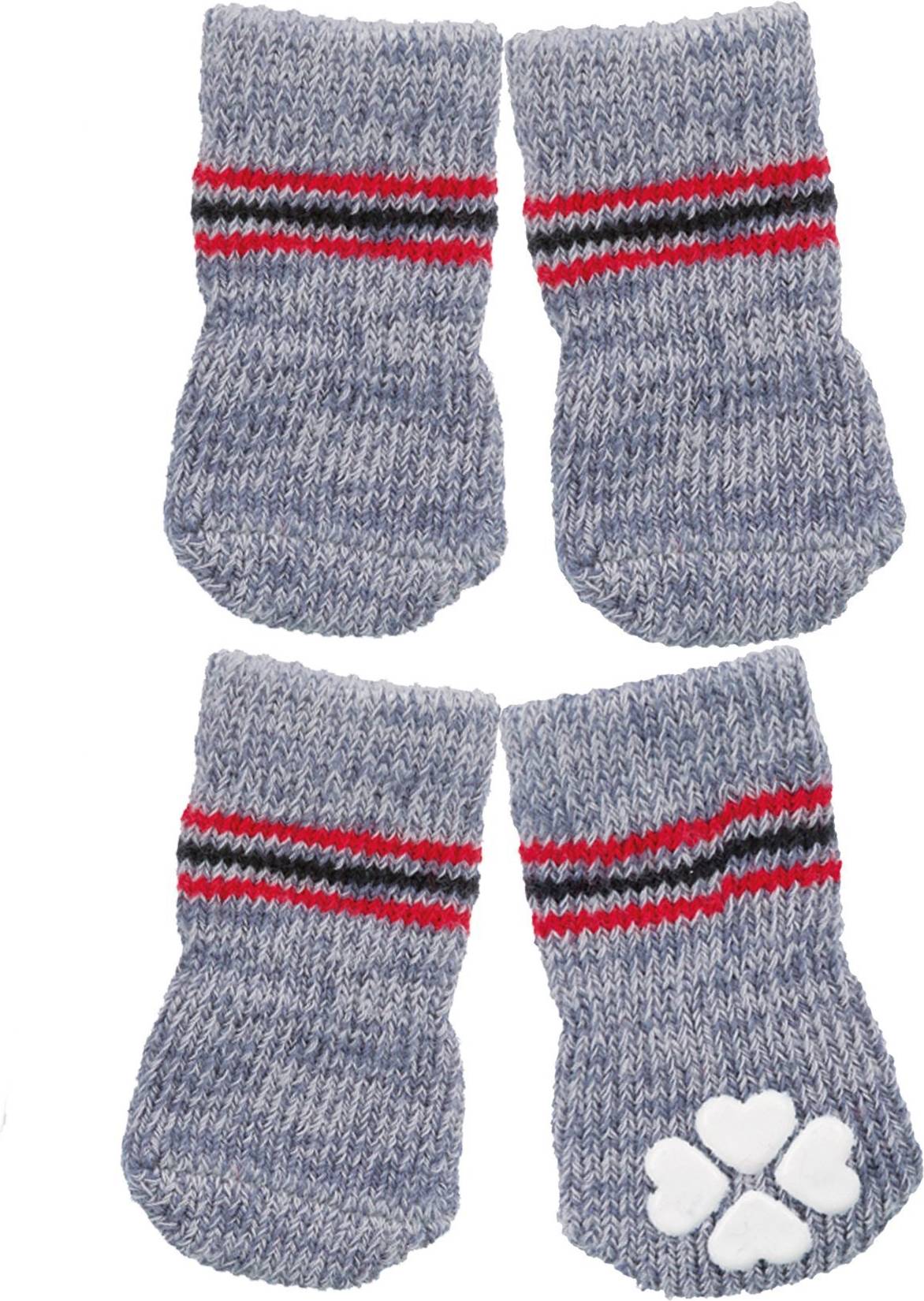 Trixie Antislipsokgrijs 3x2st XS-S 3ST