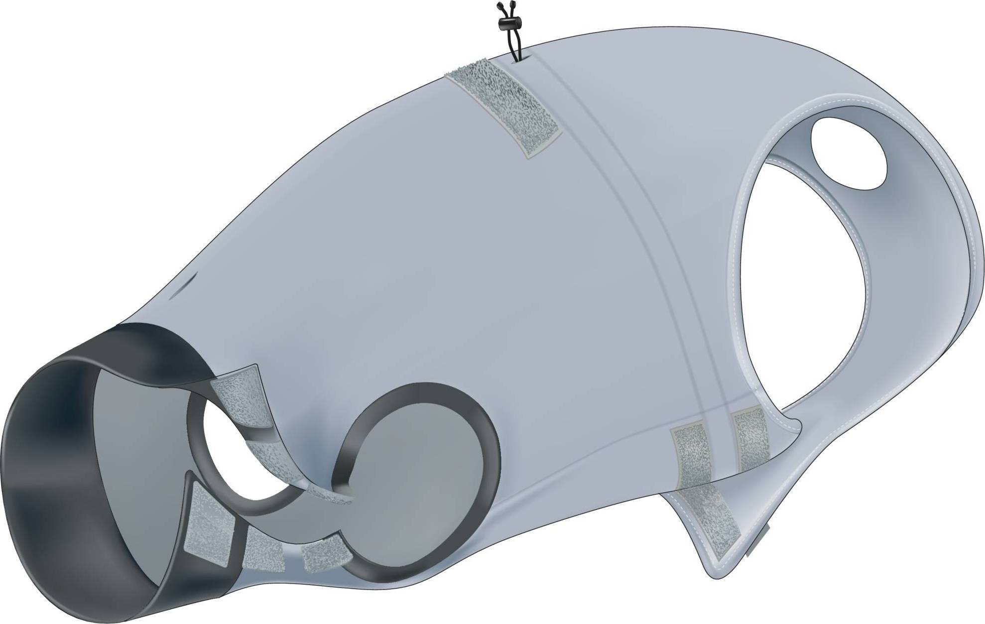 Trixie Shirt Voor Na Operatie Grijs XL 70 CM