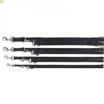 Trixie Hondenriem Premium Verstelbaar Zwart 200X2 CM