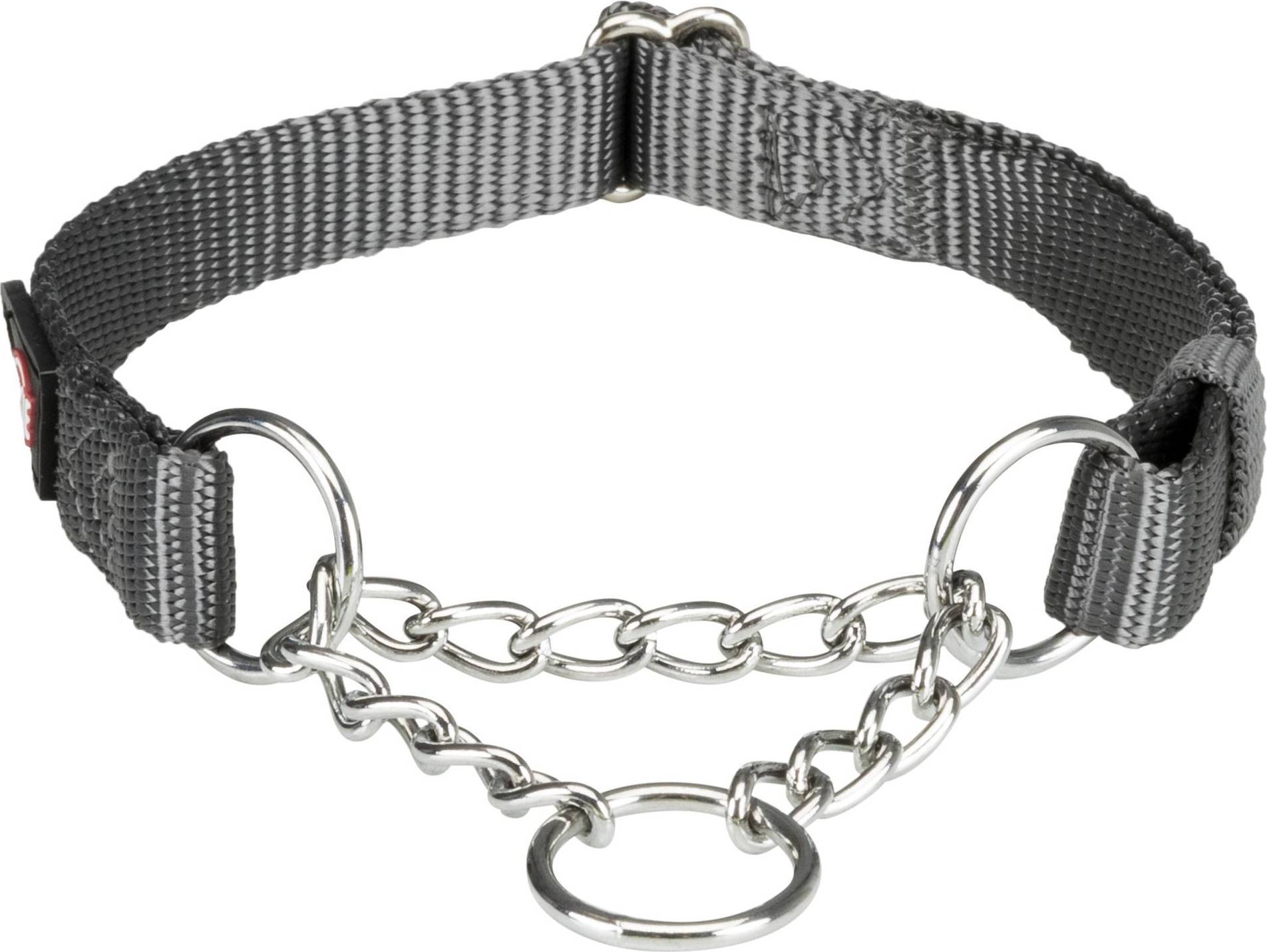 Trixie Halsband Hond Premium Halfslip Halsband Zwart 30-40X1.5 CM
