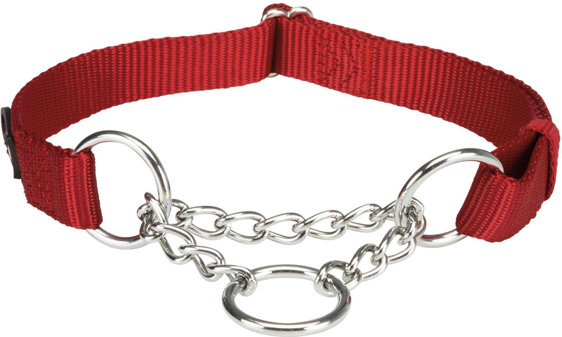 Trixie Halsband Hond Premium Halfslip Halsband Rood 30-40X1.5 CM