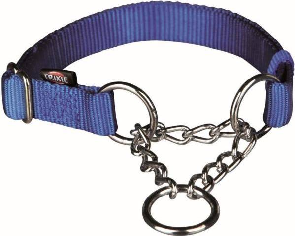 Trixie Halsband Hond Premium Halfslip Halsband Zwart 45-70X2.5 CM