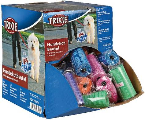 Trixie Poepzakjes Display Assorti 70X20 STUKS