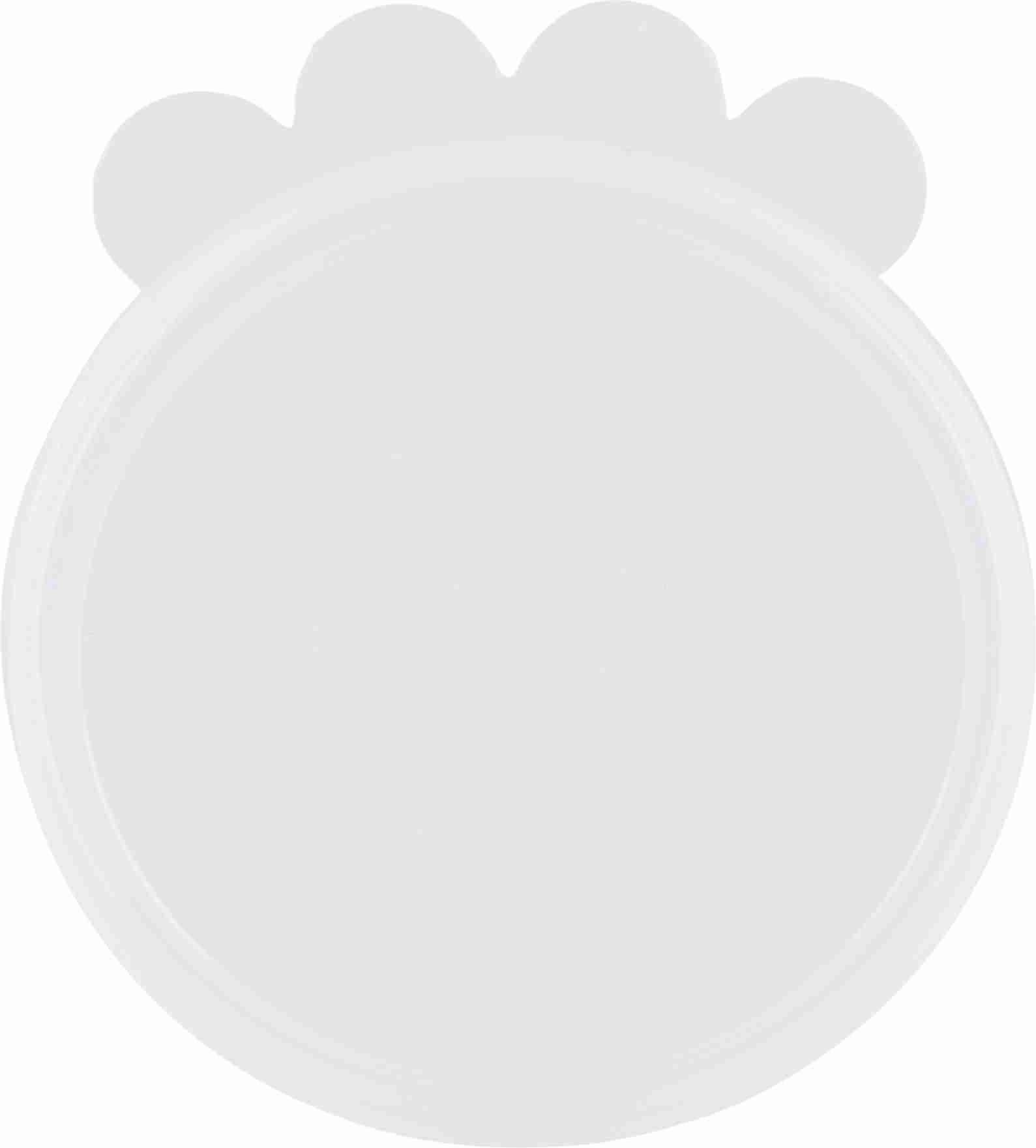 Trixie Deksel Voor Blik Siliconen Transparant 7.6 CM 4X2 ST