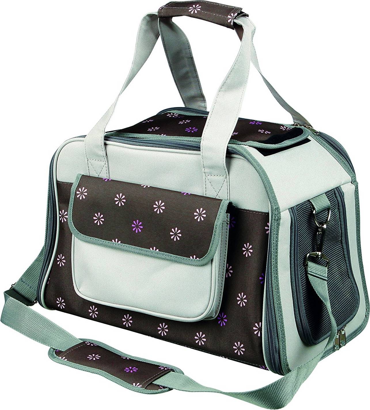 Trixie Hondentas Libby Bruin / Grijs 25X27X42 CM