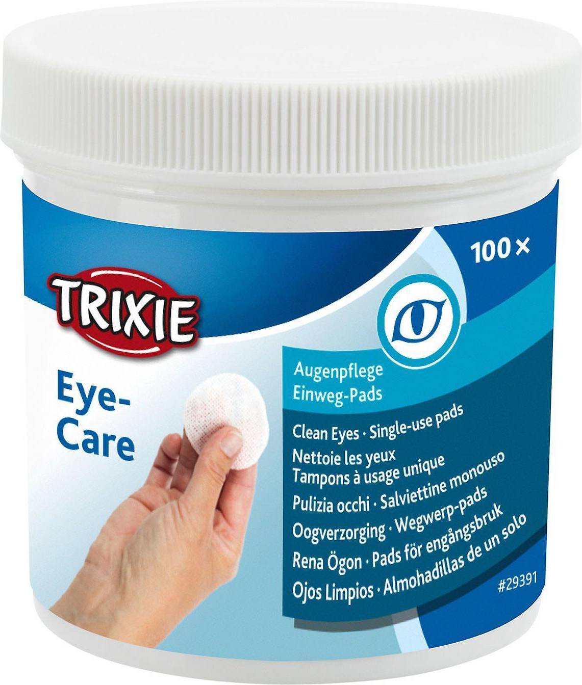 Trixie Eye Care Reinigingspads Voor Ogen 100 ST