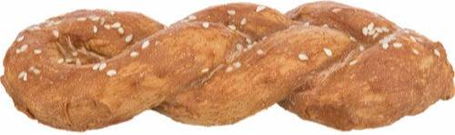 Trixie Denta Fun Chicken Bread Gevlochten 15 CM 75 GR 50 ST