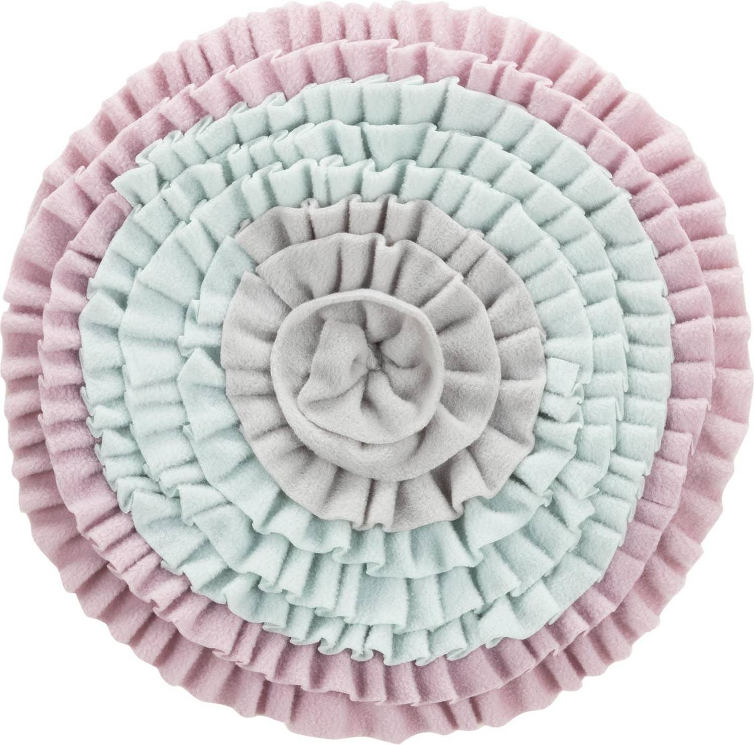 Trixie Junior Snuffelmat Zacht Roze / Mintgroen / Grijs 38X38 CM