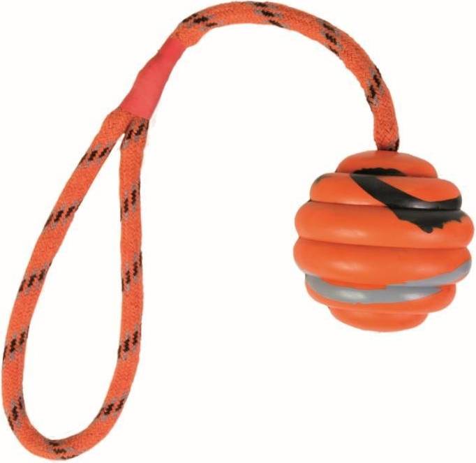 Trixie Ringenbal Met Touw 6X30 CM 3 ST