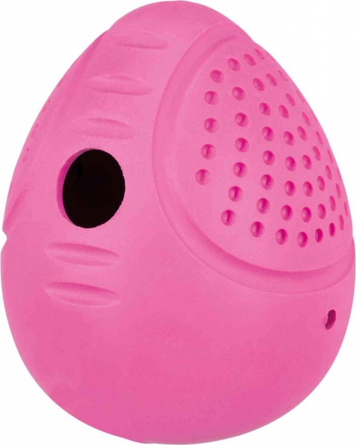 Trixie Snack Tuimel-Ei Natuurrubber Assorti 8 CM 3 ST