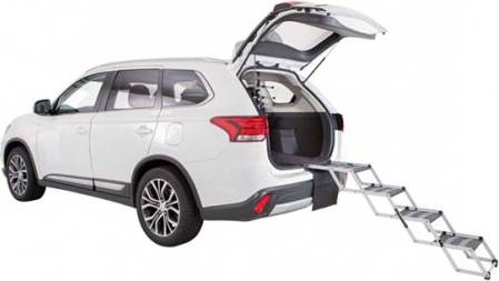 Trixie Vouwtrap 4-Delig Aluminium / Kunststof / Tpr Tot 75 Kg 160X37X70 CM