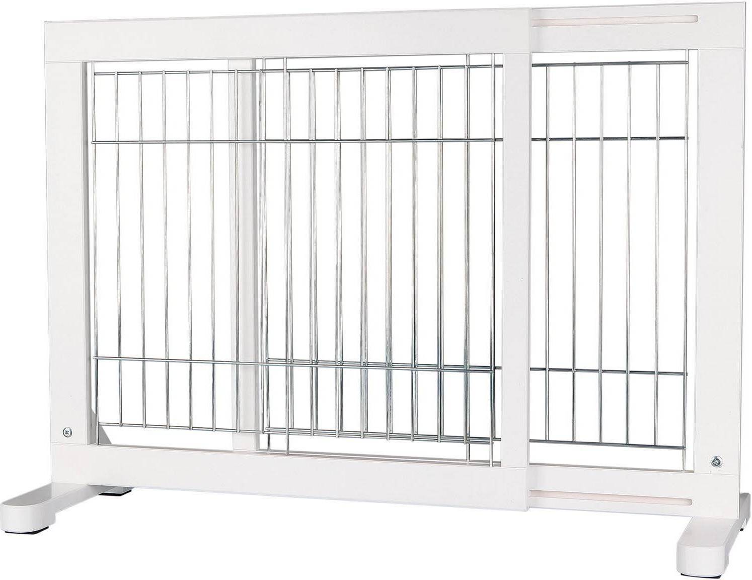 Trixie Afsluithek Uitschuifbaar Wit 65-108X61 CM