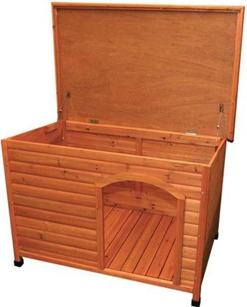 Trixie Natura Hondenhok Classic Met Plat Dak Bruin 116X82X79 CM