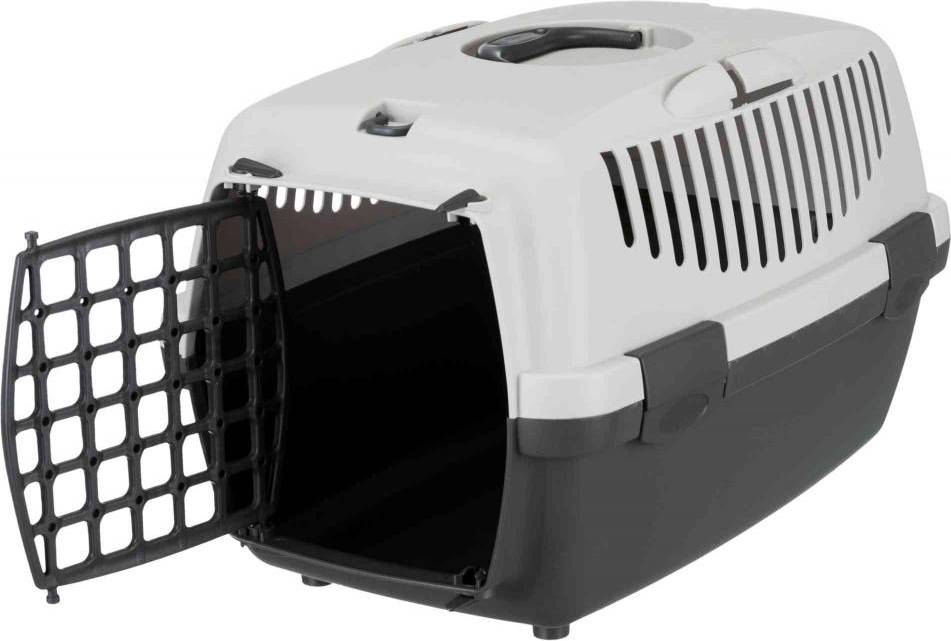 Trixie Reismand Capri Donkergrijs / Pastelblauw 32X31X48 CM