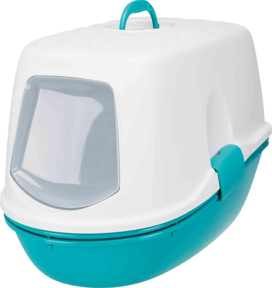 Trixie Berto Kattenbak Overdekt Met Zeef Scheidingssysteem Grijs 59X39X42 CM