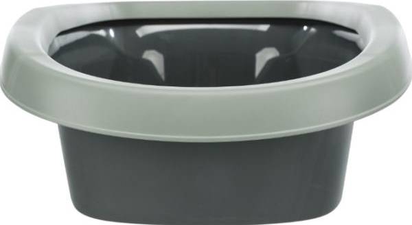 Trixie Be Eco Gerecycled Kattenbak Carlo Met Rand Antraciet / Grijs 58X38X17 CM 2 ST