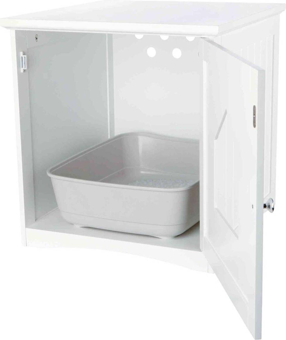 Trixie Kattenmand Huis Wit 51X49X51 CM