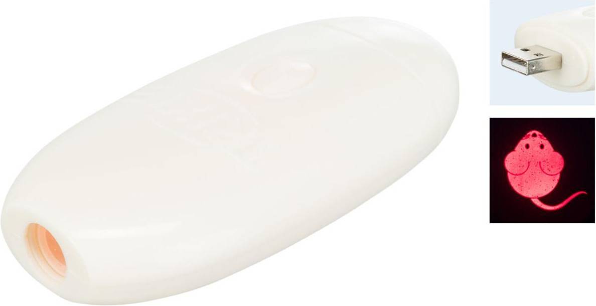 Trixie Laserspeelgoed Catch the Light Muis Usb Oplaadbaar 8.5 CM 4 ST