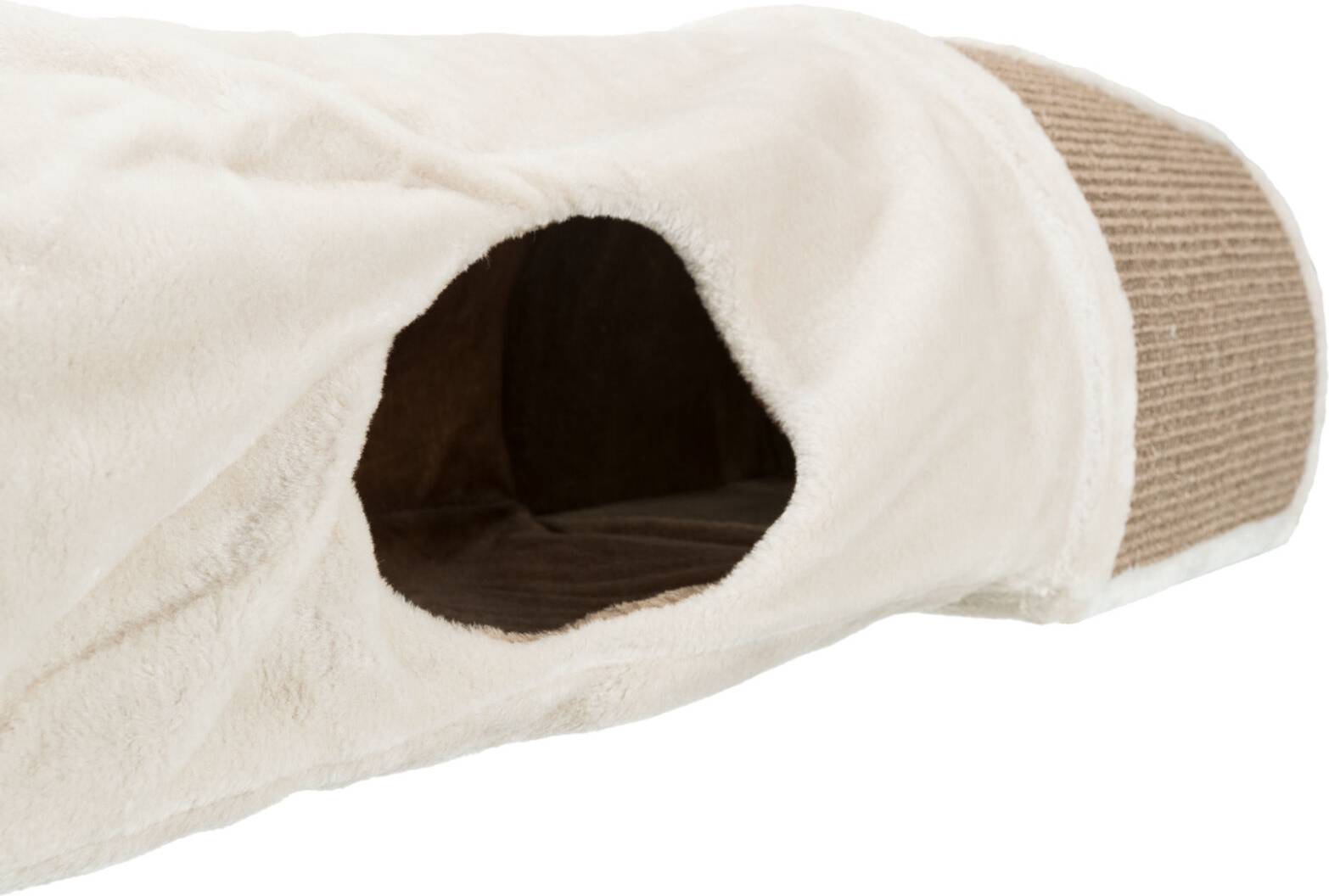 Trixie Krabtunnel Lichtgrijs / Bruin / Taupe 110X30X38 CM