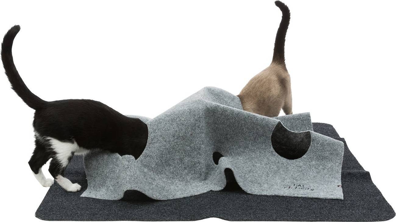 Trixie Cat Activity Adventure Carpet Grijs 99X99 CM