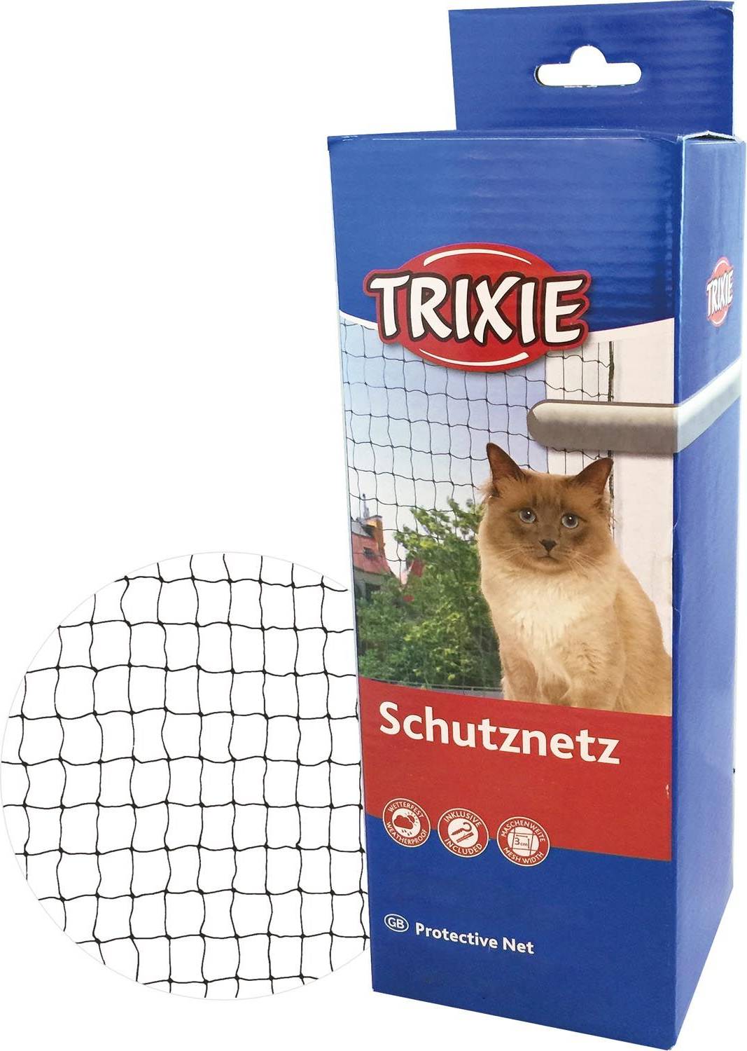 Trixie Kattenbeschermnet Zwart 4X3 MTR