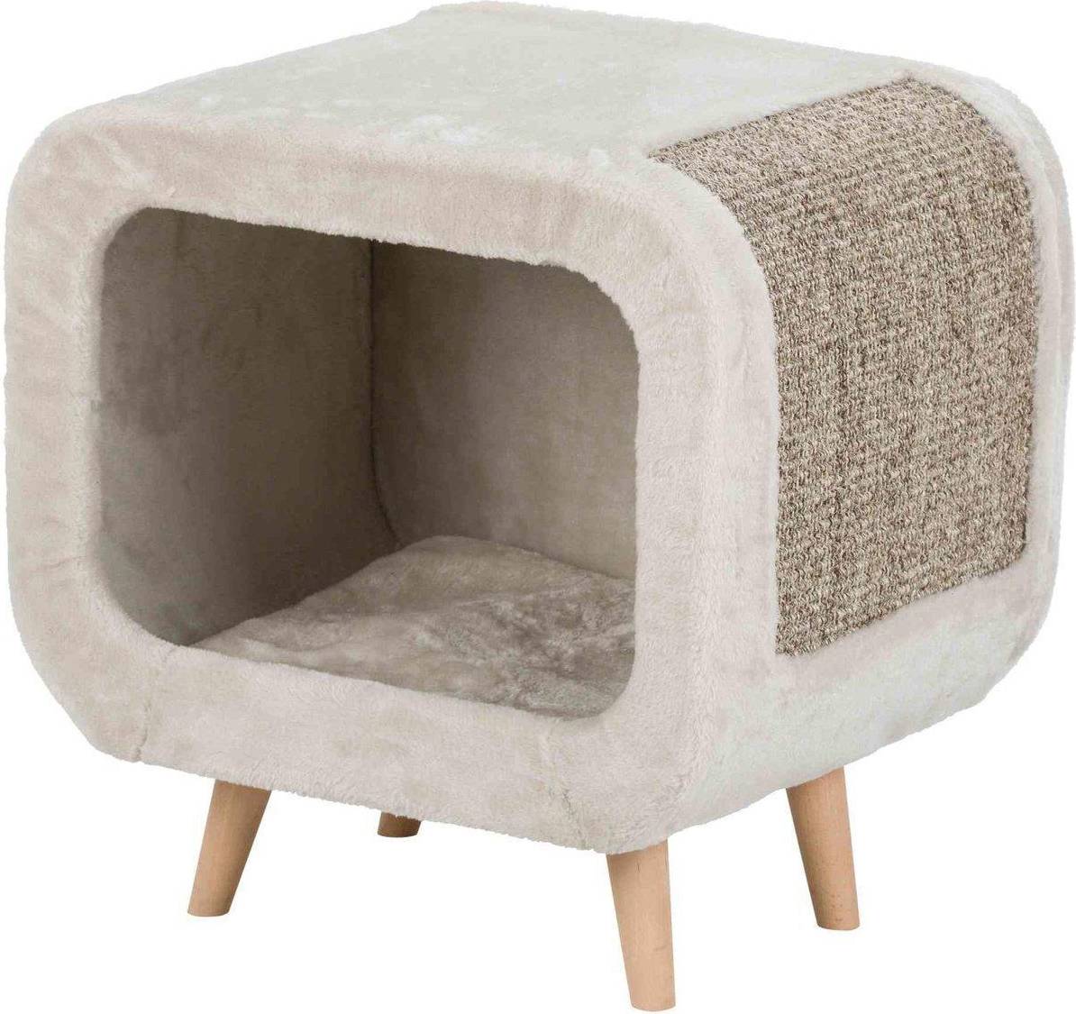 Trixie Alicia Relax Huis Lichtgrijs / Grijs Gemeleerd 48X48X38 CM