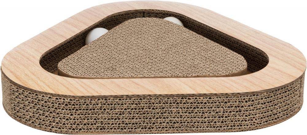 Trixie Krabplank Karton Met 2 Ballen 36X36X5 CM