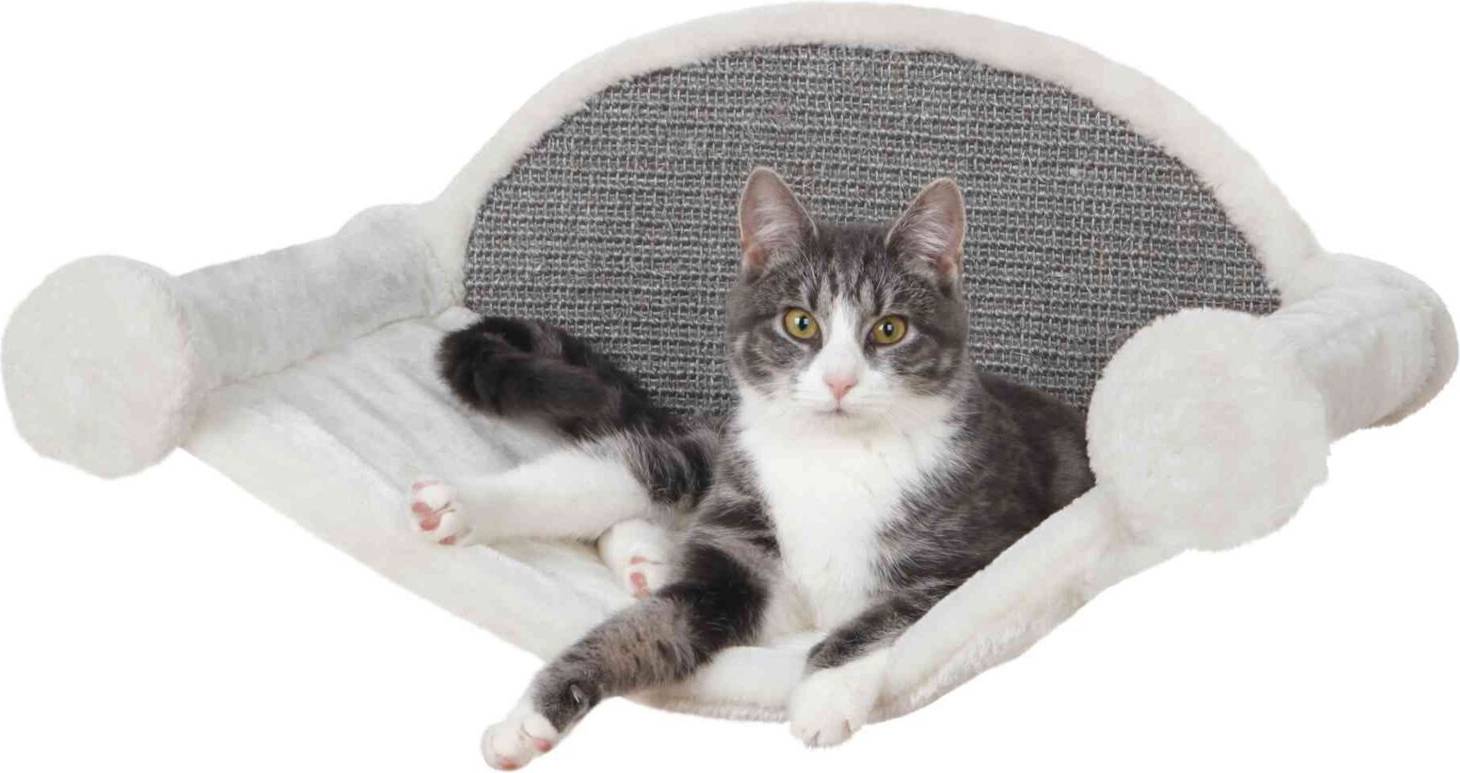Trixie Kattenmand Hangmat Voor Aan De Muur Wit / Grijs 54X28X33 CM