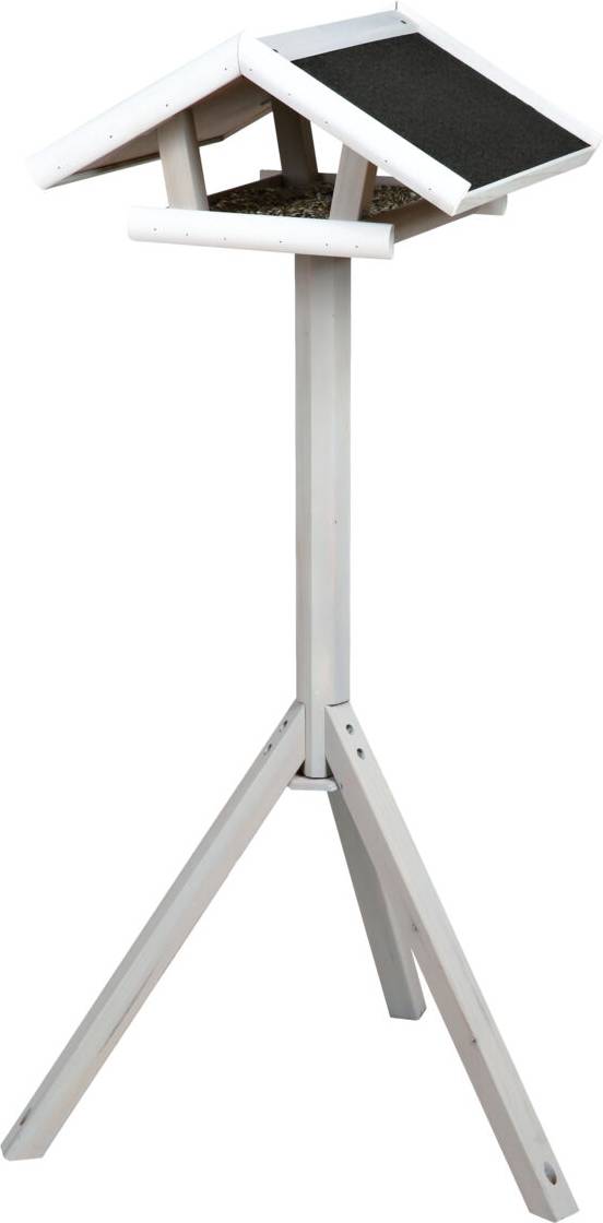 Trixie Natura Voederhuis Met Standaard Rood / Wit 46X22X44 CM / 115 CM