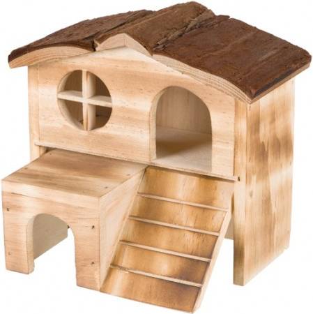 Trixie Natural Living Huis Kasja Gevlamd 17X13X15 CM