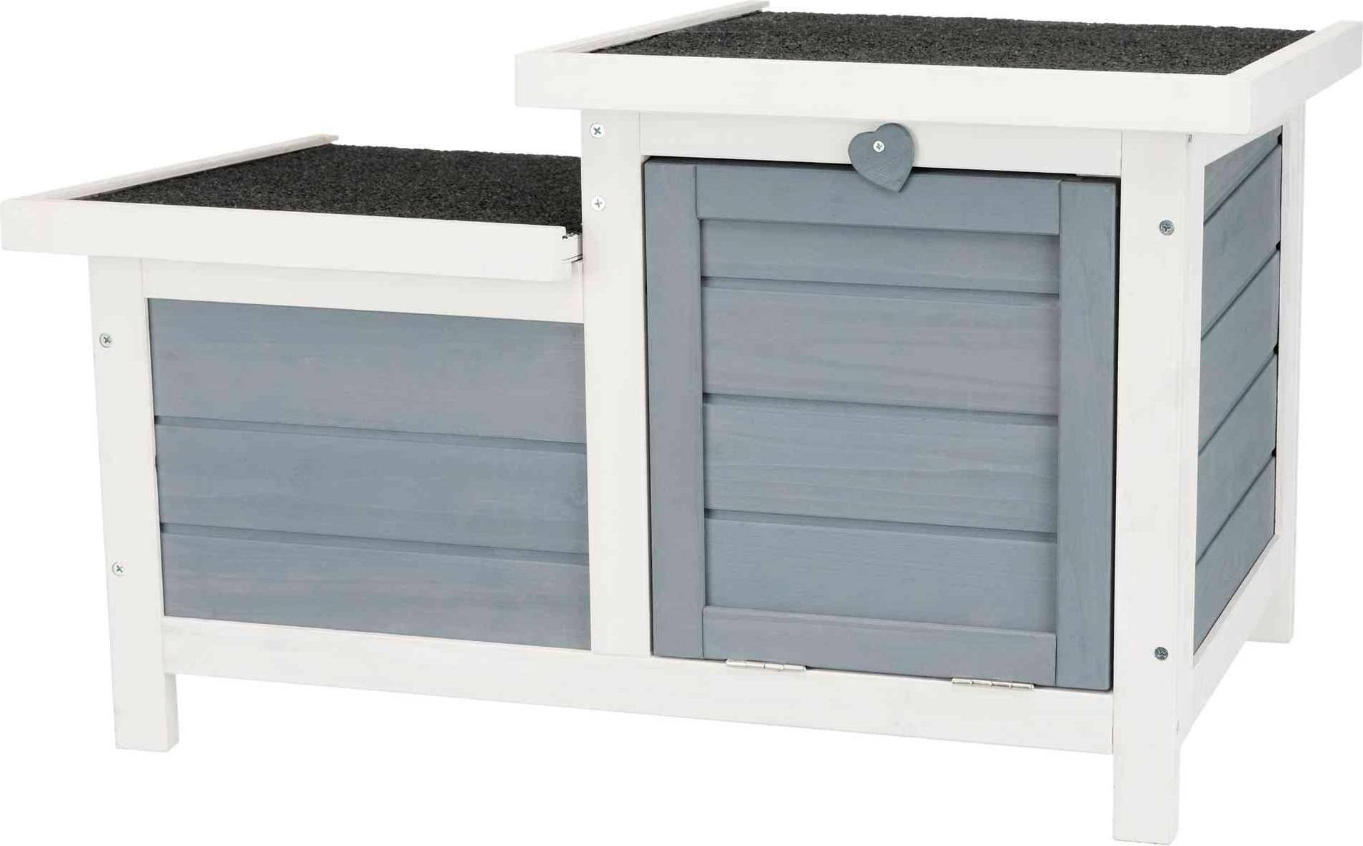 Trixie Knaagdierhuis Met 2 Ingangen Grijs / Wit 70X45X43 CM