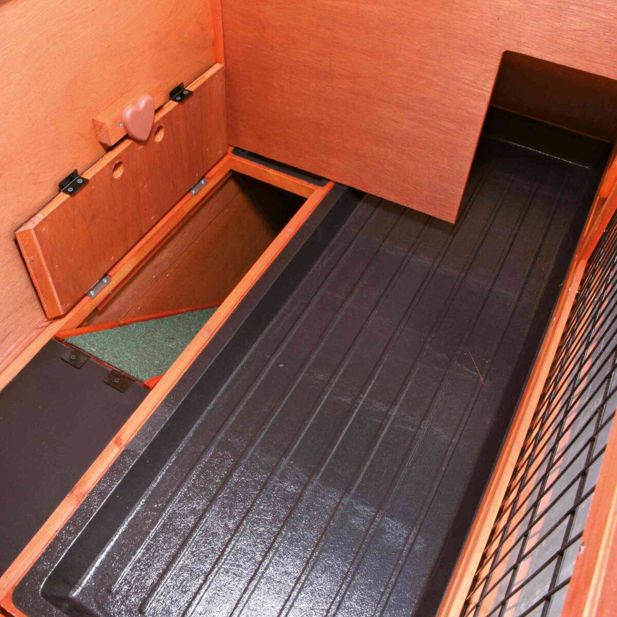 Trixie Natura Konijnenhok Geisoleerd Bruin 116X113X65 CM