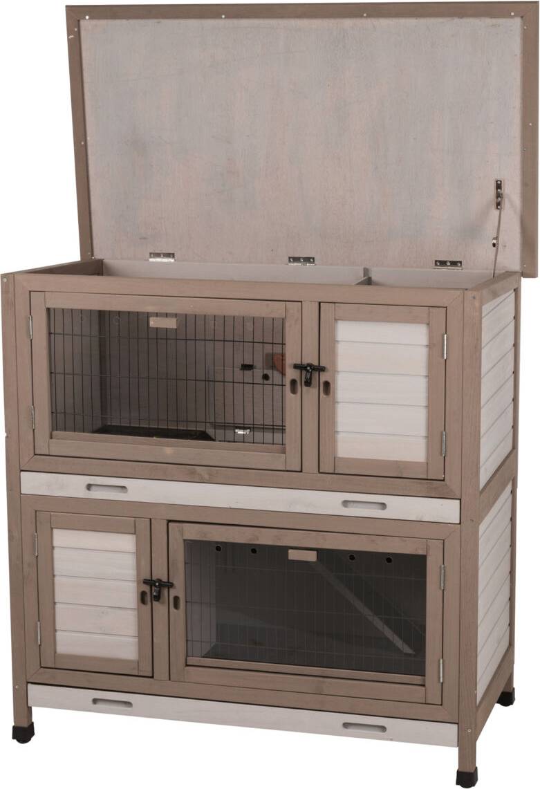 Trixie Natura Konijnenhok Geisoleerd Bruin 116X113X65 CM